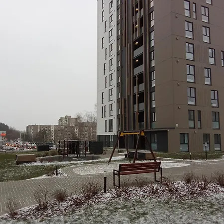 With A Balcony And An Impressive Terrace On The Roof Of The House Lägenhet
