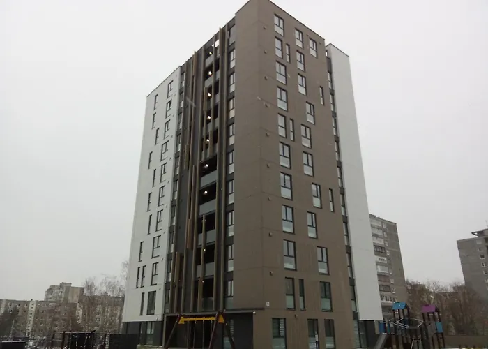 Lägenhet With A Balcony And An Impressive Terrace On The Roof Of The House Vilnius